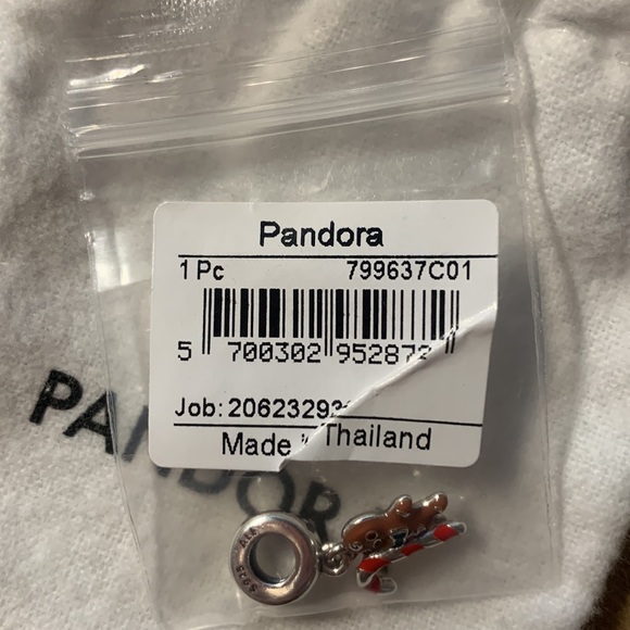 NWT Pandora Gingerbread Man Dangle Charm - Picture 7 of 7